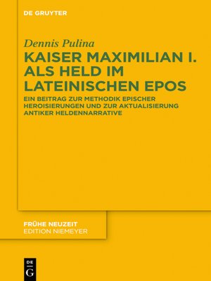 cover image of Kaiser Maximilian I. als Held im lateinischen Epos